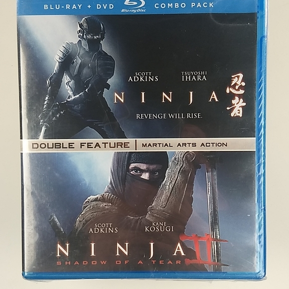 Factory Sealed Double Feature: Ninja & Ninja 2,  Blu Ray/DVD Combo Set - Picture 3 of 10